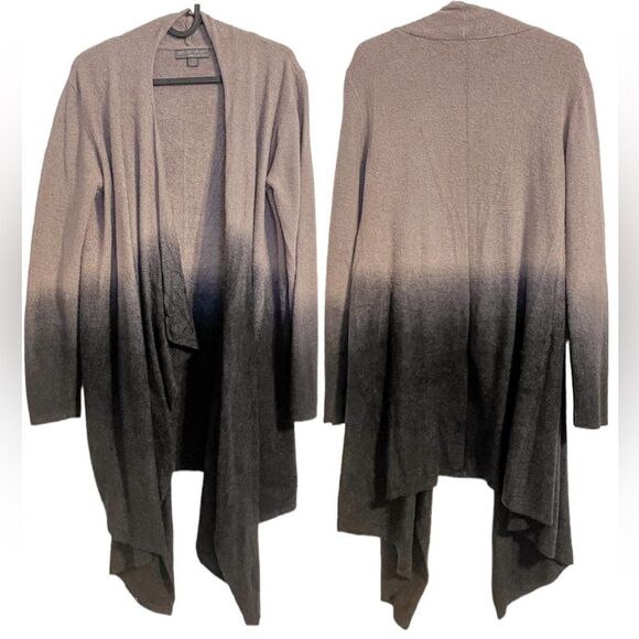 Barefoot Dreams Bamboo Chic Lite Ombré Calypso Wrap Cardigan - Picture 5 of 8